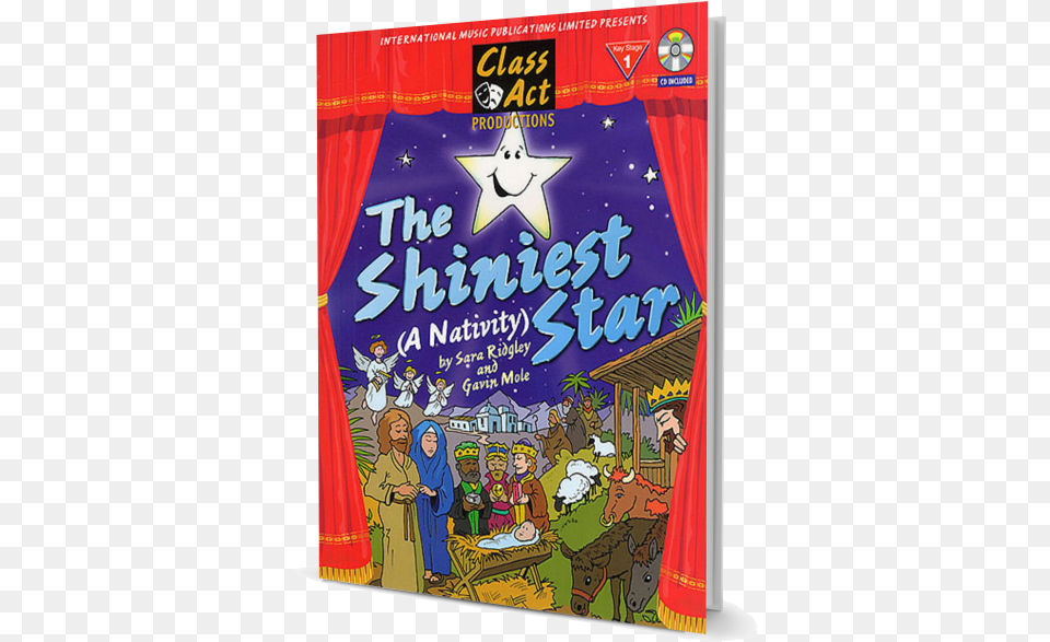 Shiniest Star The Sara Ridgley And Gavin Mole Nativity Poster, Book, Comics, Publication, Adult Free Transparent Png