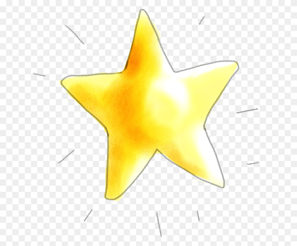 Shining Bright Star, Star Symbol, Symbol, Animal, Fish Png Image