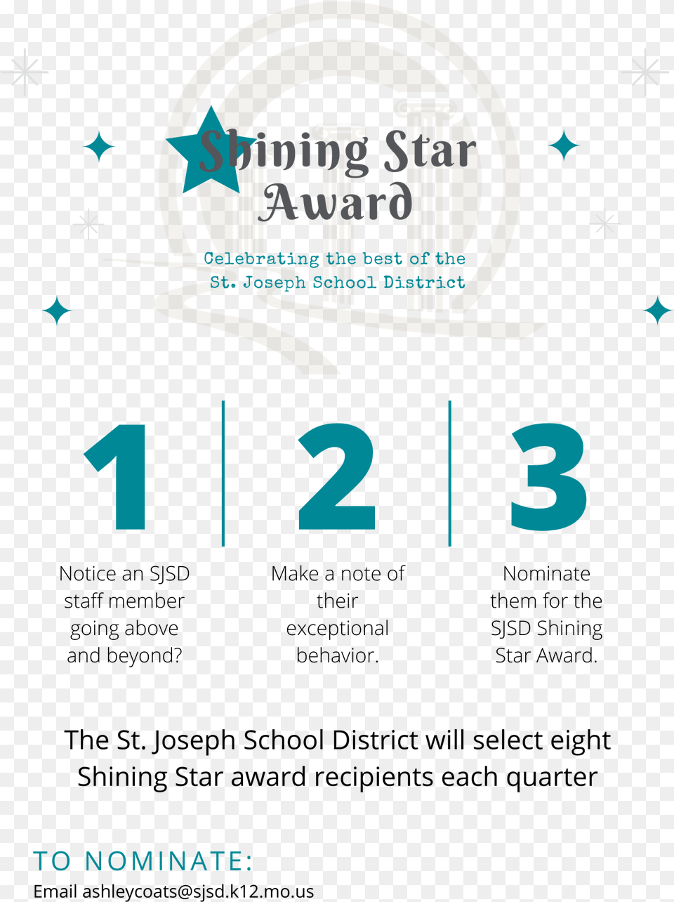 Shining Star Award St Joseph School District Vertical, Gas Pump, Machine, Pump, Text Png Image