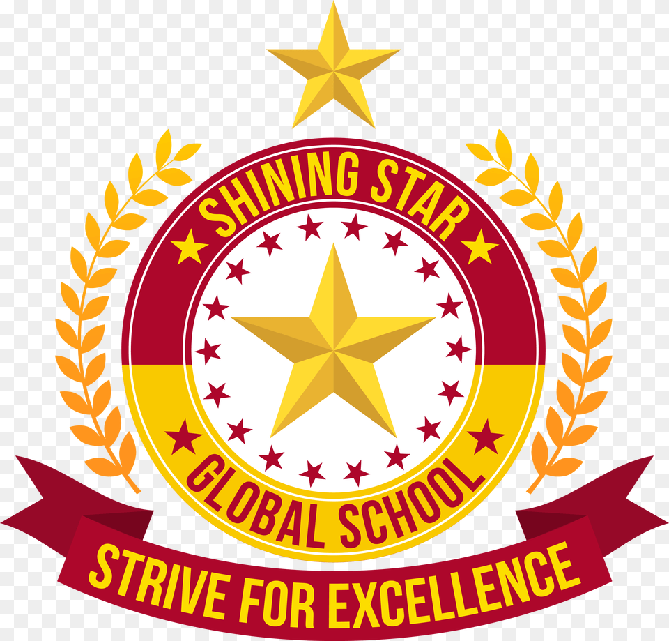 Shining Star Global School, Symbol, Logo, Star Symbol Free Png Download