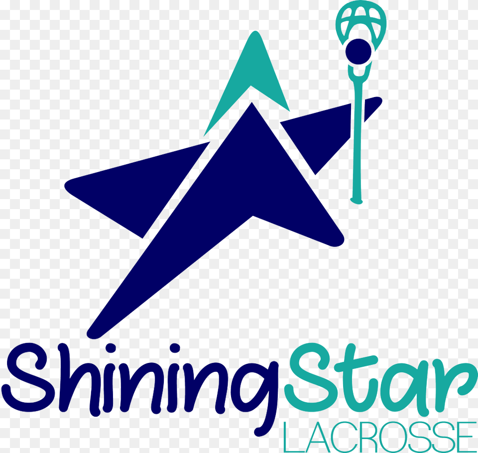 Shining Star Lacrosse Blue Star Lacrosse Star Lacrosse Logo, Symbol, Star Symbol, Aircraft, Airplane Png Image