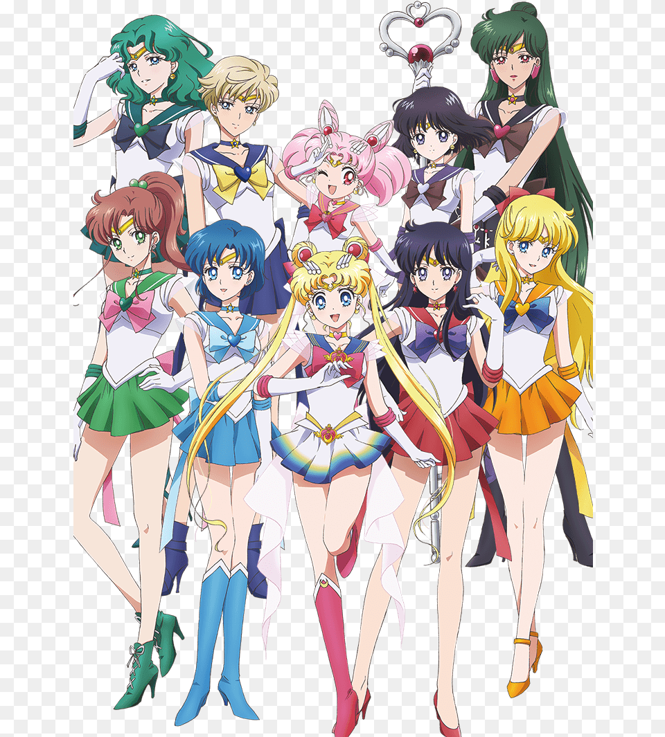 Shinjik Sailor Scouts Sailor Moon Eternal, Publication, Book, Comics, Manga Free Png