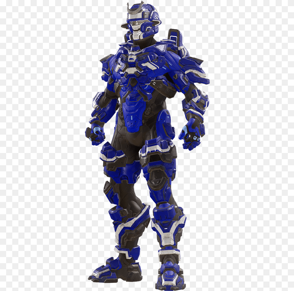 Shinobi Front Halo 5 Spartan Blue, Toy, Robot Png Image