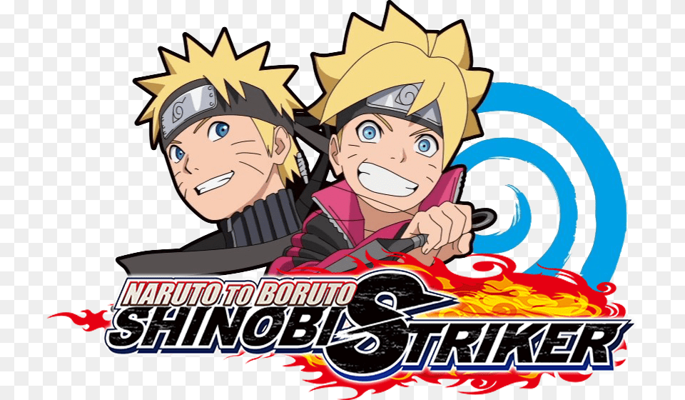 Shinobi Naruto To Boruto Shinobi Striker Logo, Book, Comics, Publication, Face Free Transparent Png