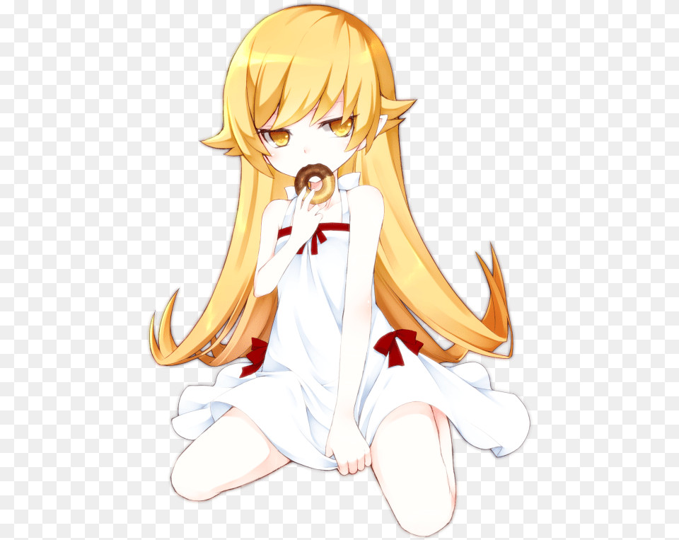 Shinobu Oshino From Bakemonogatari Nisemonogatari Shinobu From The Monogatari, Book, Comics, Publication, Baby Png Image