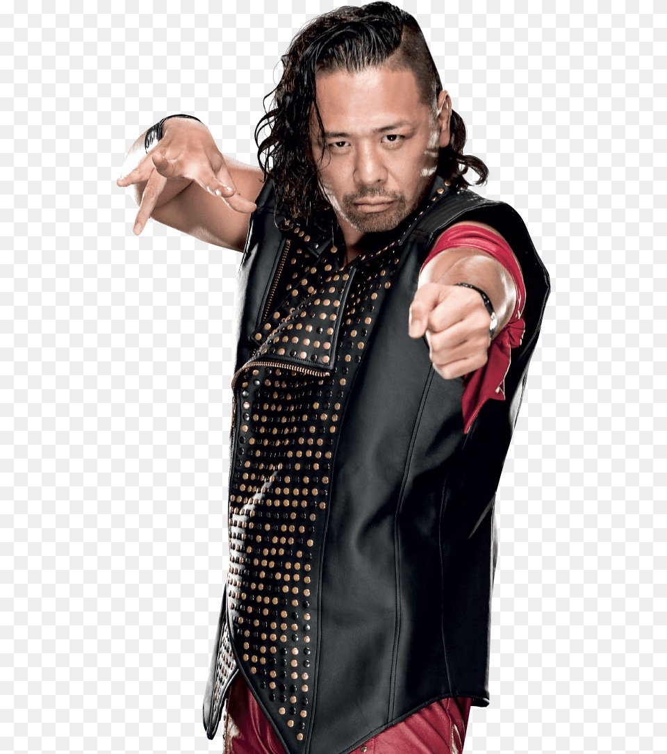 Shinsuke Nakamura Background Paul Heyman Shinsuke Nakamura, Vest, Clothing, Coat, Jacket Free Png