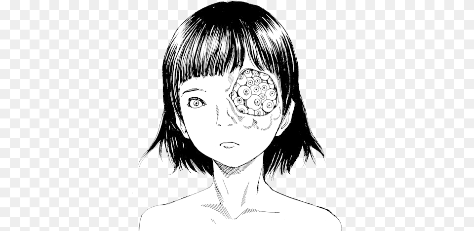 Shintaro Kago Creepy Art Weird Art Junji Ito Manga Shintaro Kago Eyes, Adult, Publication, Person, Female Free Transparent Png