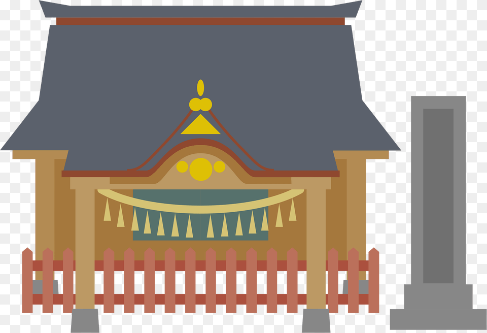 Shinto Shrine Clipart, Fence, Outdoors, Architecture, Building Png Image