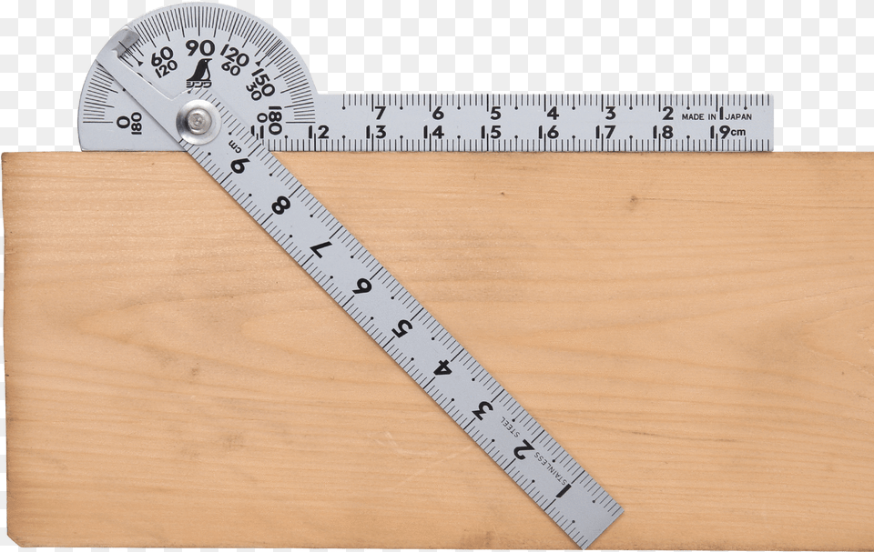 Shinwa Mini Protractor Ruler, Chart, Plot, Wood, Plywood Png Image