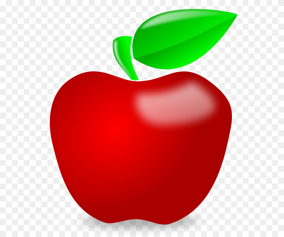 Shiny Apple Clip Art Is, Food, Fruit, Plant, Produce Png