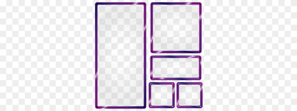 Shiny Border Vectors And Clipart For Download, Art, Graphics, Lighting, Purple Free Png