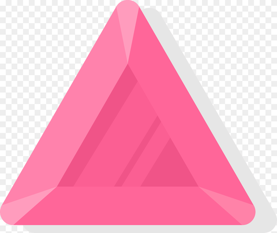 Shiny Gem Clipart, Triangle, Mineral Png