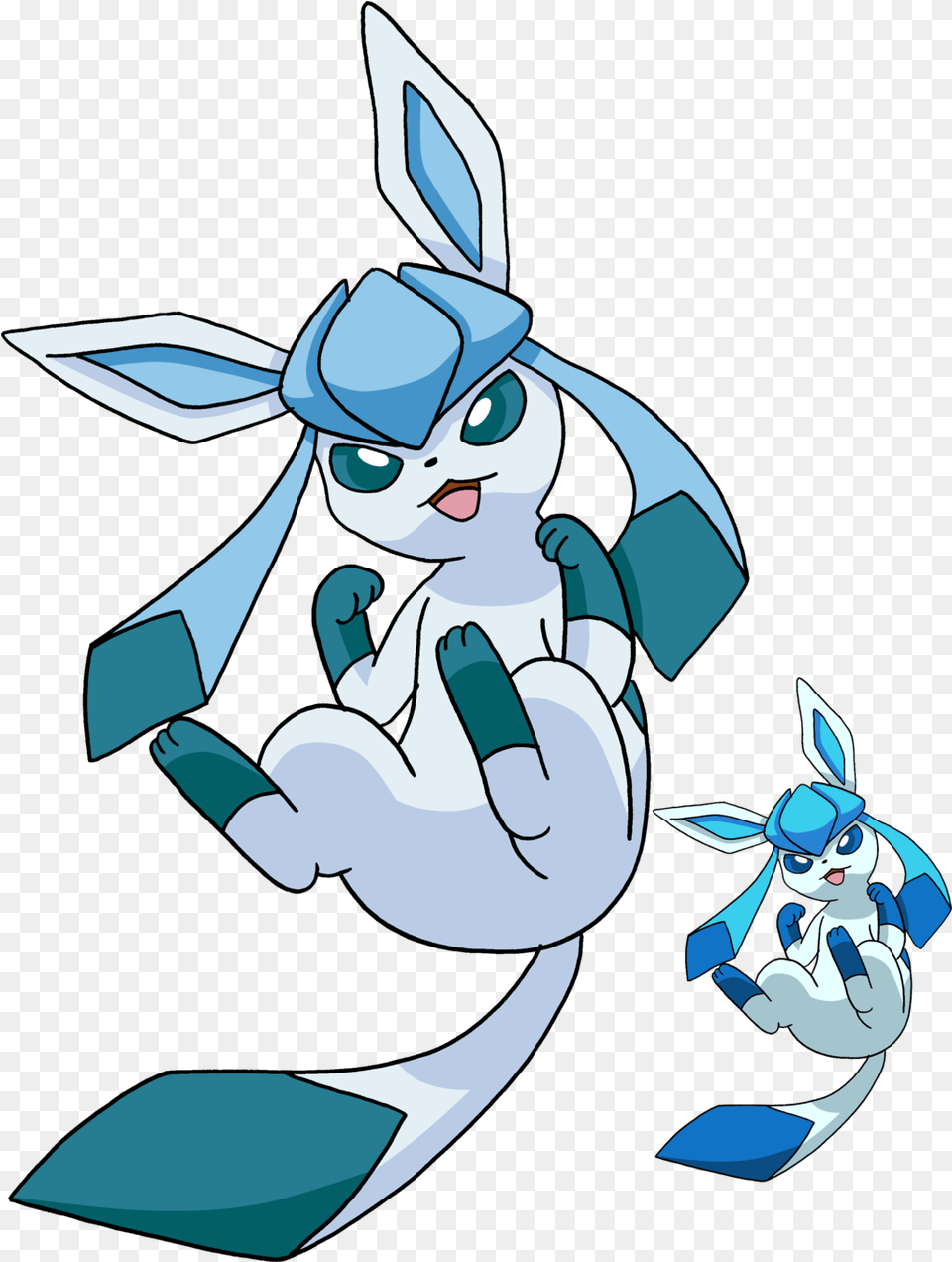 Shiny Glaceon Pokemon Glaceon And Shiny Glaceon, Cartoon, Baby, Person, Face Free Transparent Png