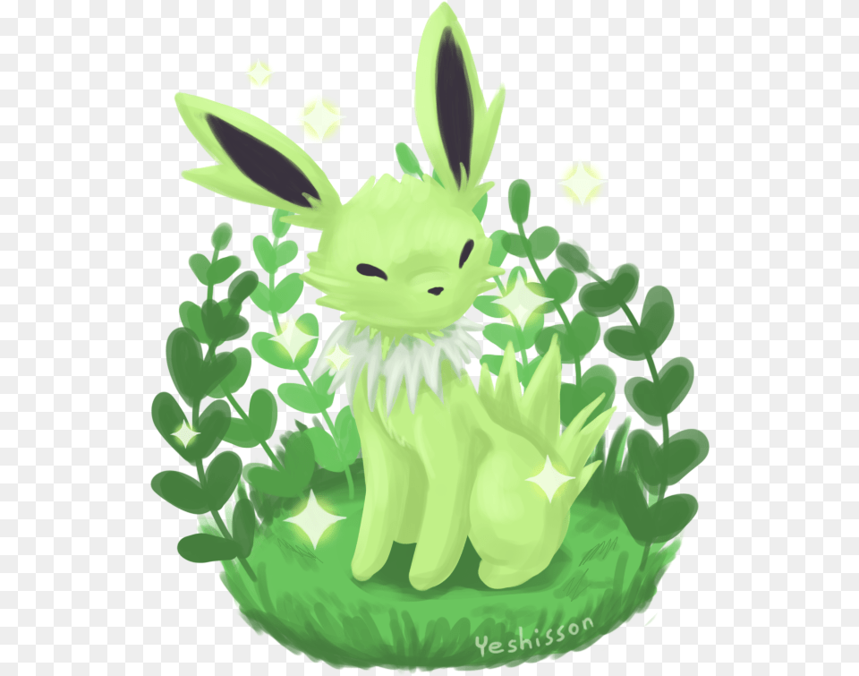 Shiny Jolteon Pokemon Pictures Cool Pokemon Eevee Cartoon, Green, Animal, Mammal, Rabbit Free Transparent Png