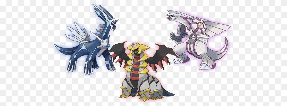 Shiny Legendary Pokemon Dialga Palkia Dialga Palkia Or Giratina, Book, Comics, Publication Free Png