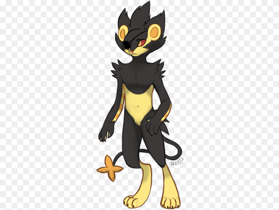 Shiny Luxray By Qhusi Cartoon, Baby, Person, Electronics, Hardware Png Image
