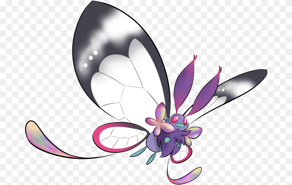 Shiny Mega Butterfree Pokdex Mega Butterfree, Animal, Bee, Insect, Invertebrate Free Png Download