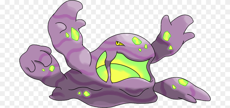 Shiny Mega Muk Pokdex, Purple Free Png Download