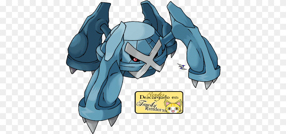 Shiny Metagross Image With Metagross, Book, Comics, Publication, Person Free Png Download