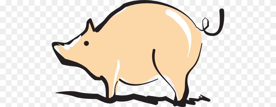 Shiny Pig Clip Art, Animal, Boar, Hog, Mammal Png Image