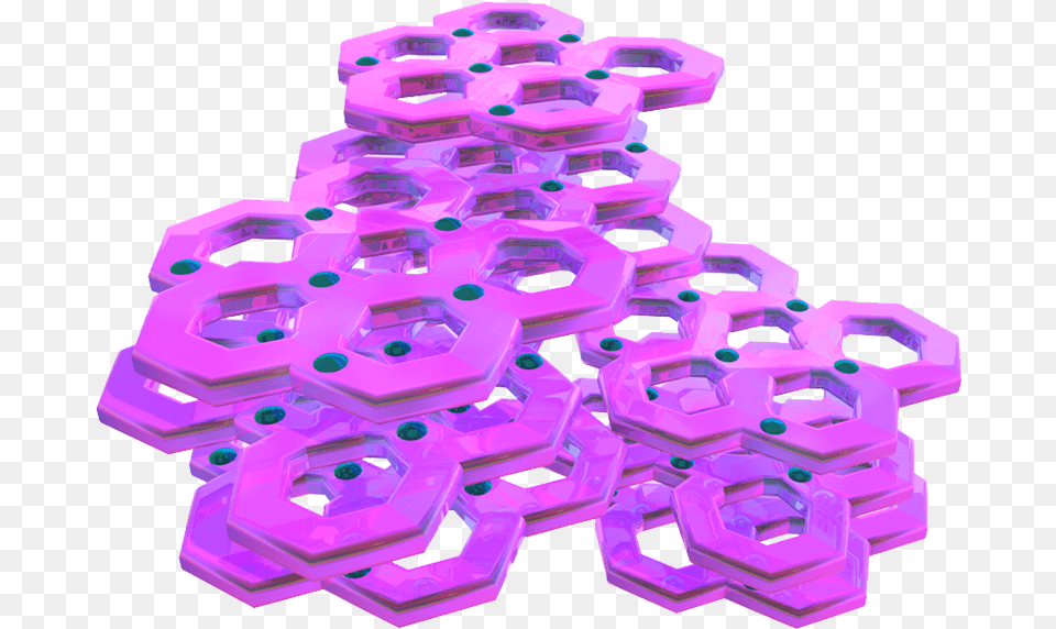 Shiny Pink Cyp Vaporart Vaporwave Vaporwaveaesthetic Dumbbell, Purple, Toy, Plastic, Pattern Free Png Download