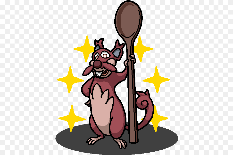 Shiny Ratatouille Hd Alolan Rattata Ratatouille Pokemon, Cutlery, Spoon, Baby, Person Free Png Download