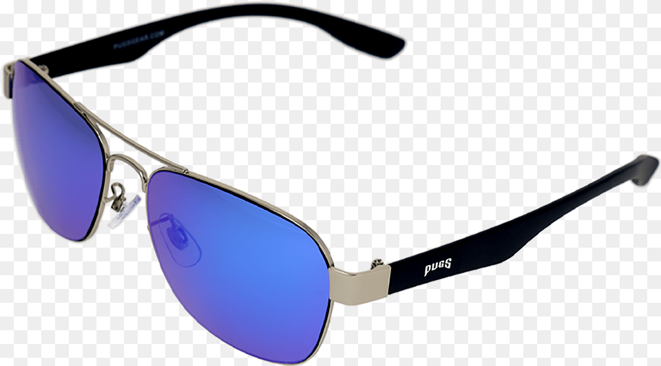 Shiny Silver Frame Ice Blue Mirror Lens Shadow, Accessories, Glasses, Sunglasses Free Png