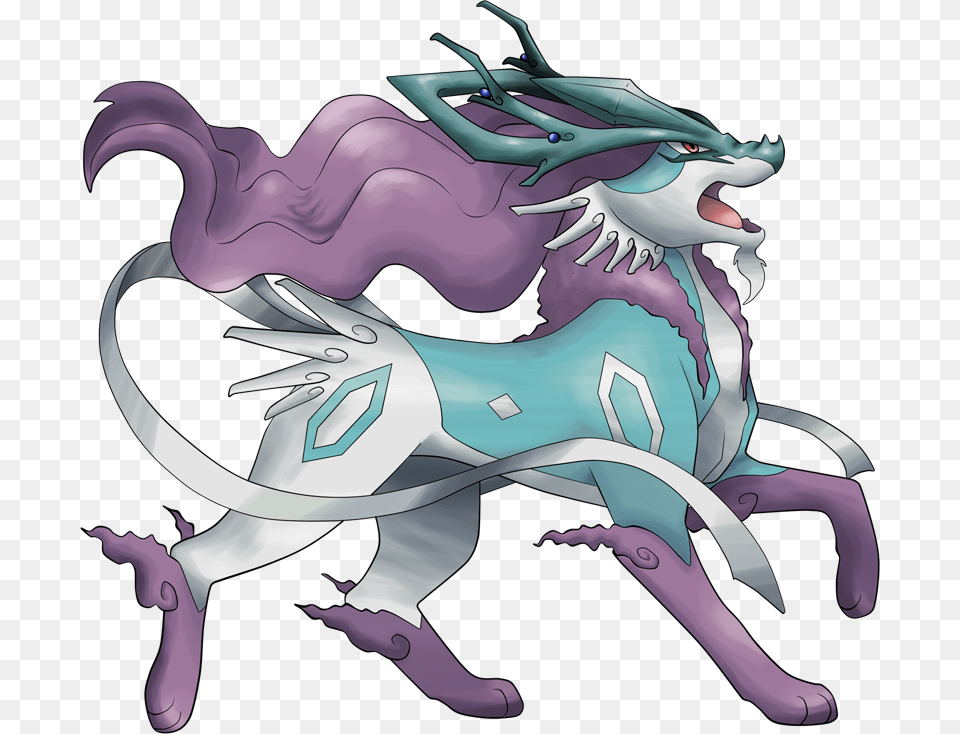 Shiny Suicune Suicune, Dragon, Book, Comics, Publication Free Transparent Png