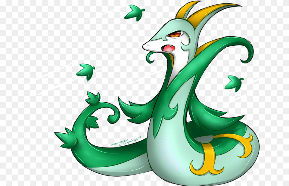 Shiny Starry Serperior, Dragon Free Transparent Png