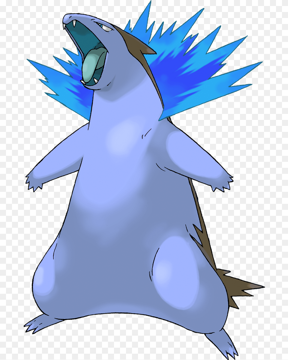 Shiny Typhlosion Redesign Link To The Website I Used In Pokemon Typhlosion, Animal, Fish, Sea Life, Shark Png Image