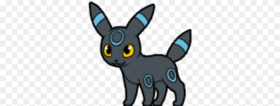 Shiny Umbreon Standing Roblox Cartoon, Baby, Person, Animal, Cat Free Png
