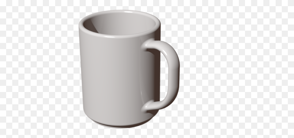 Shiny White Mug Transparent Mug Transparent, Cup, Beverage, Coffee, Coffee Cup Free Png Download