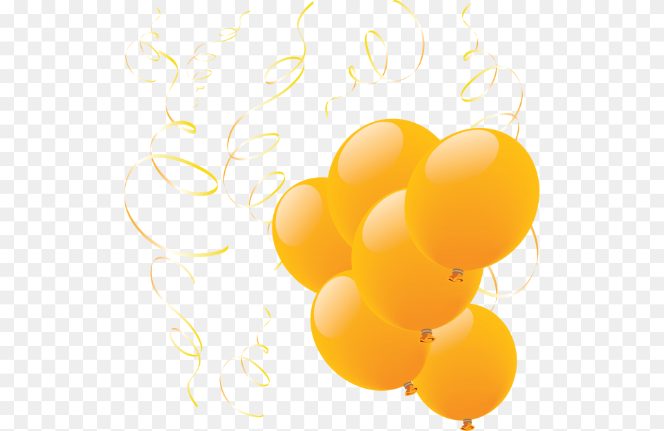 Shiny Yellow Balloons Yellow Balloons Background, Balloon, Food, Fruit, Plant Png Image