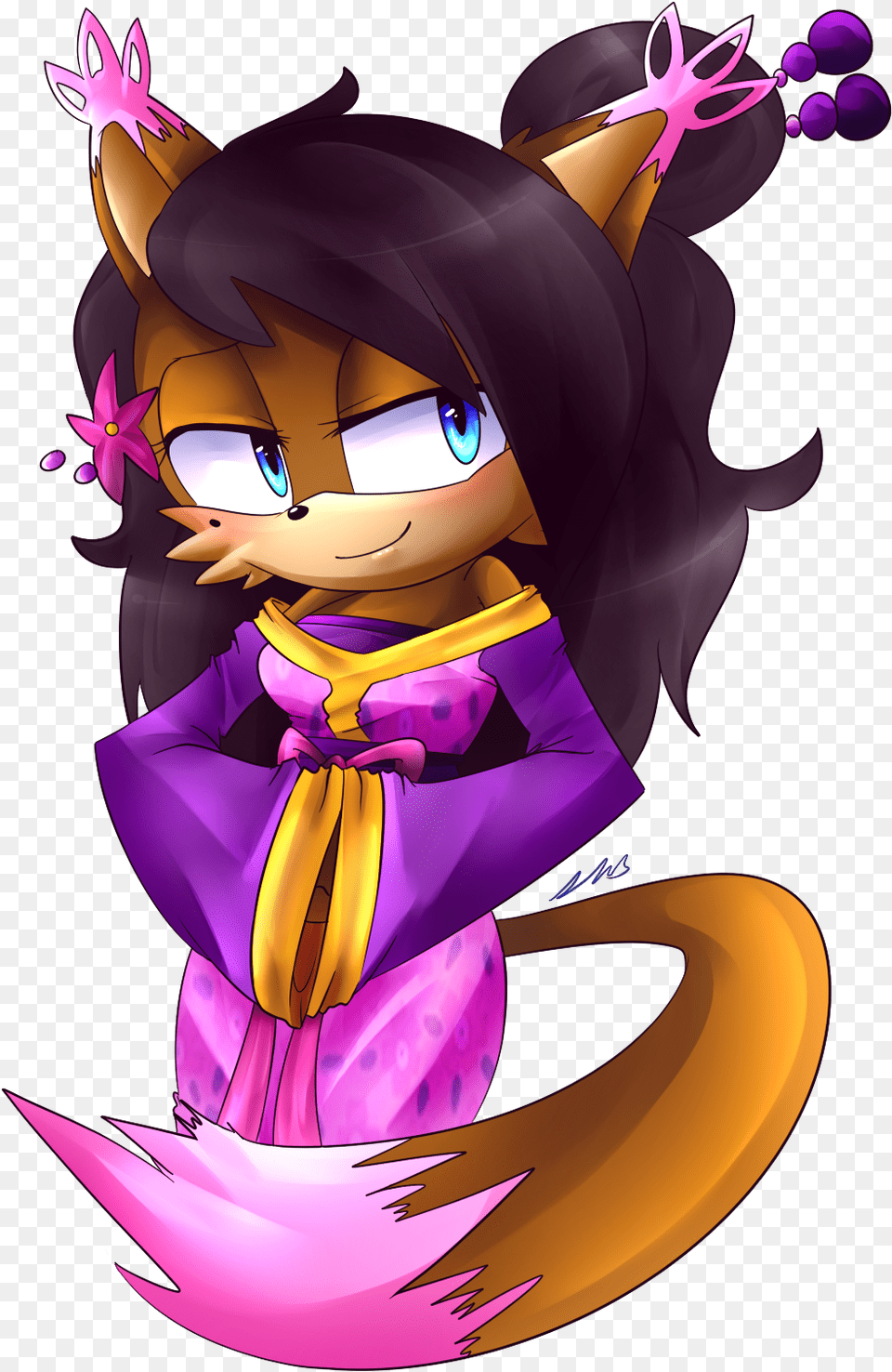 Shiori The Kawaii Cat, Purple, Book, Publication, Comics Free Transparent Png