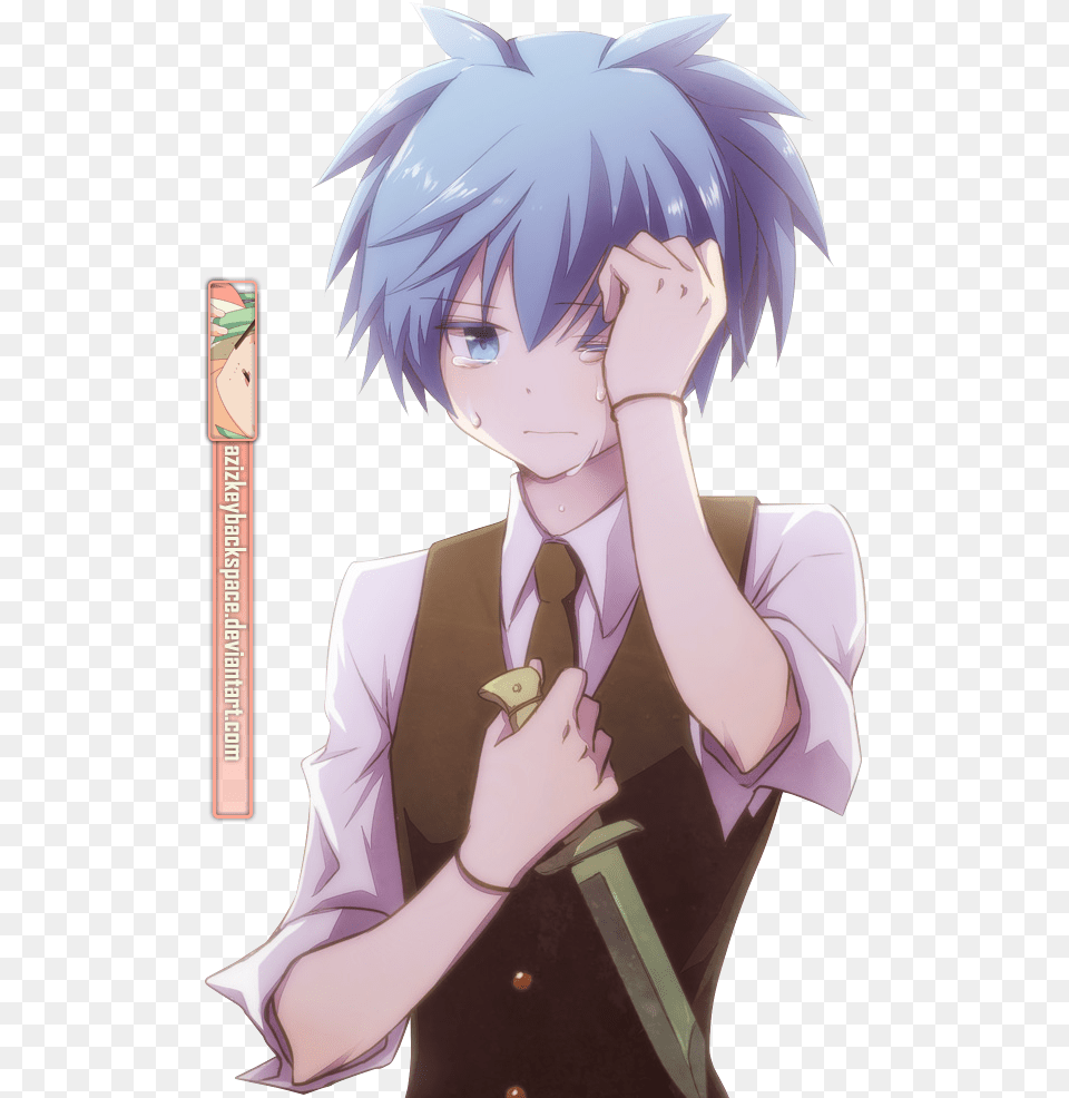 Shiota Nagisa Nagisa Assassin Classroom, Book, Comics, Publication, Adult Free Transparent Png