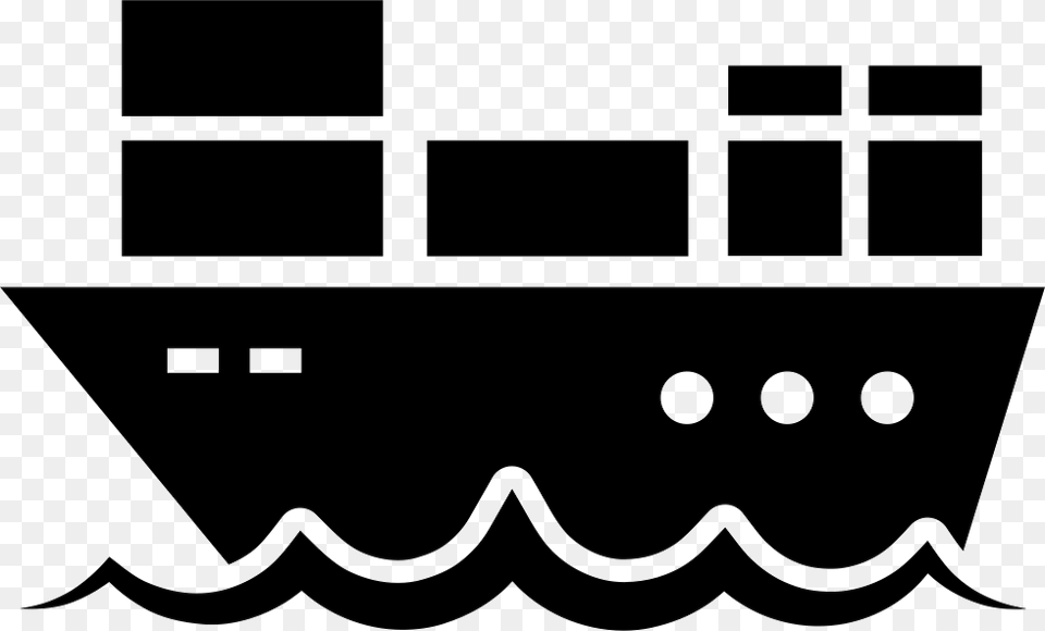 Ship, Stencil, Transportation, Vehicle, Watercraft Free Png Download