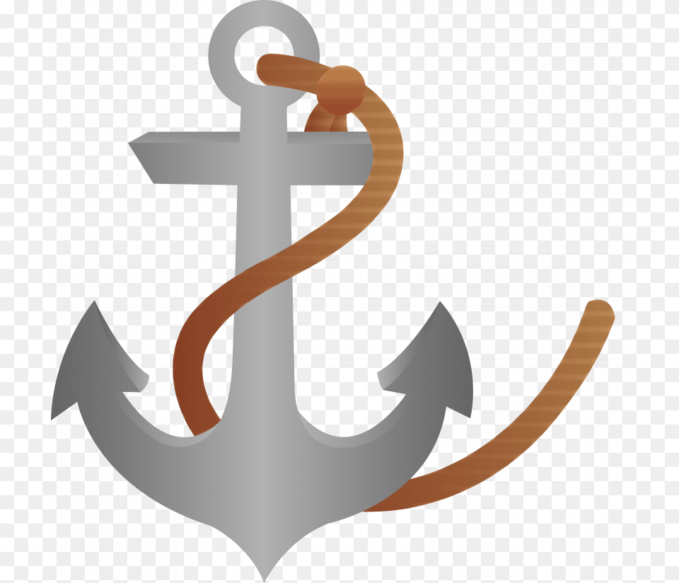 Ship Anchor Clipart With Rope Ship Anchor Clipart, Electronics, Hardware, Hook, Cross Free Transparent Png