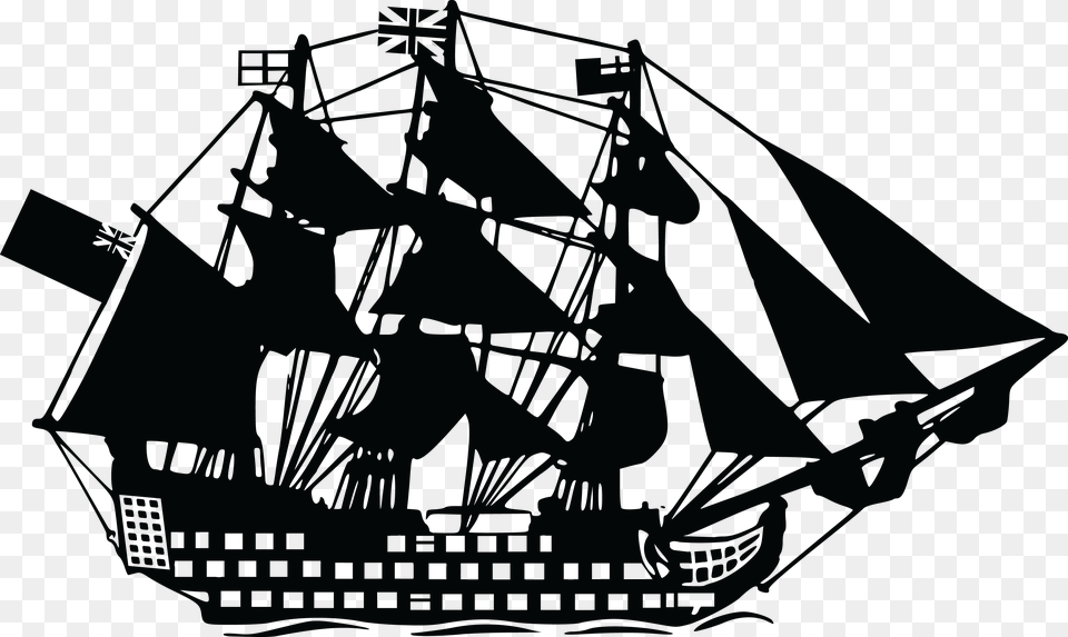 Ship Clipart Ship Of The Line Clipart, Boat, Sailboat, Transportation, Vehicle Png