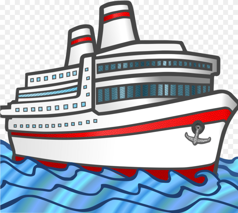 Ship Cliparts Cruise Ship Encode Clipart To Base64 Ship Clipart Black And White, Cruise Ship, Transportation, Vehicle, Bulldozer Free Png