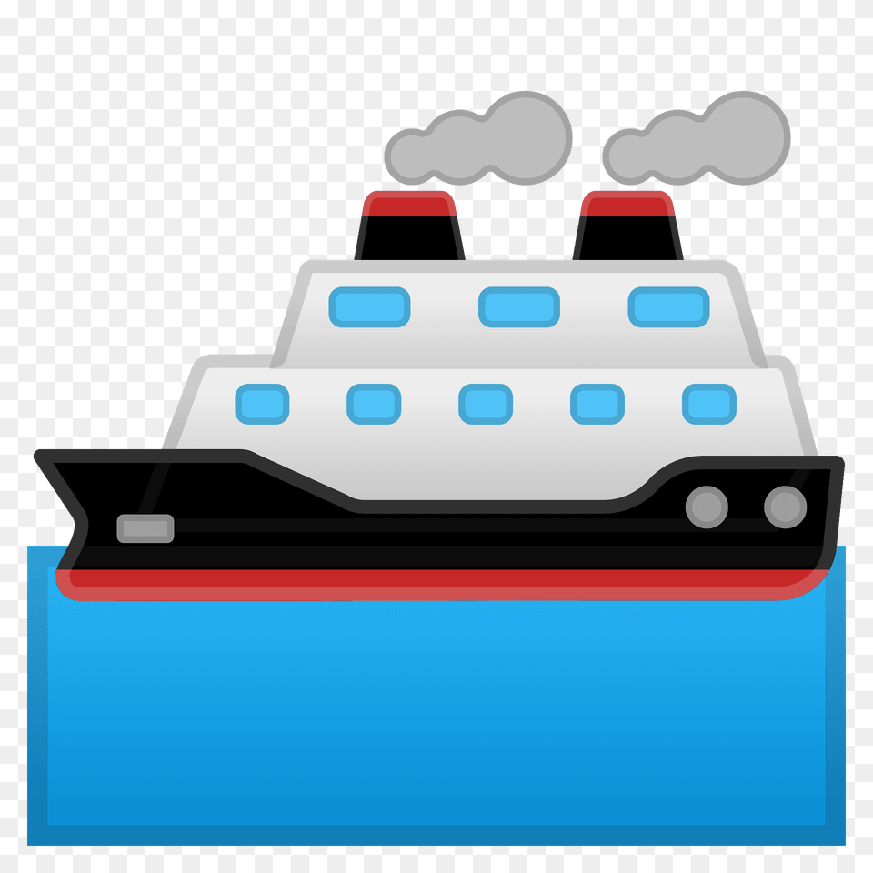 Ship Emoji Clipart, Transportation, Vehicle, Yacht, Watercraft Png Image