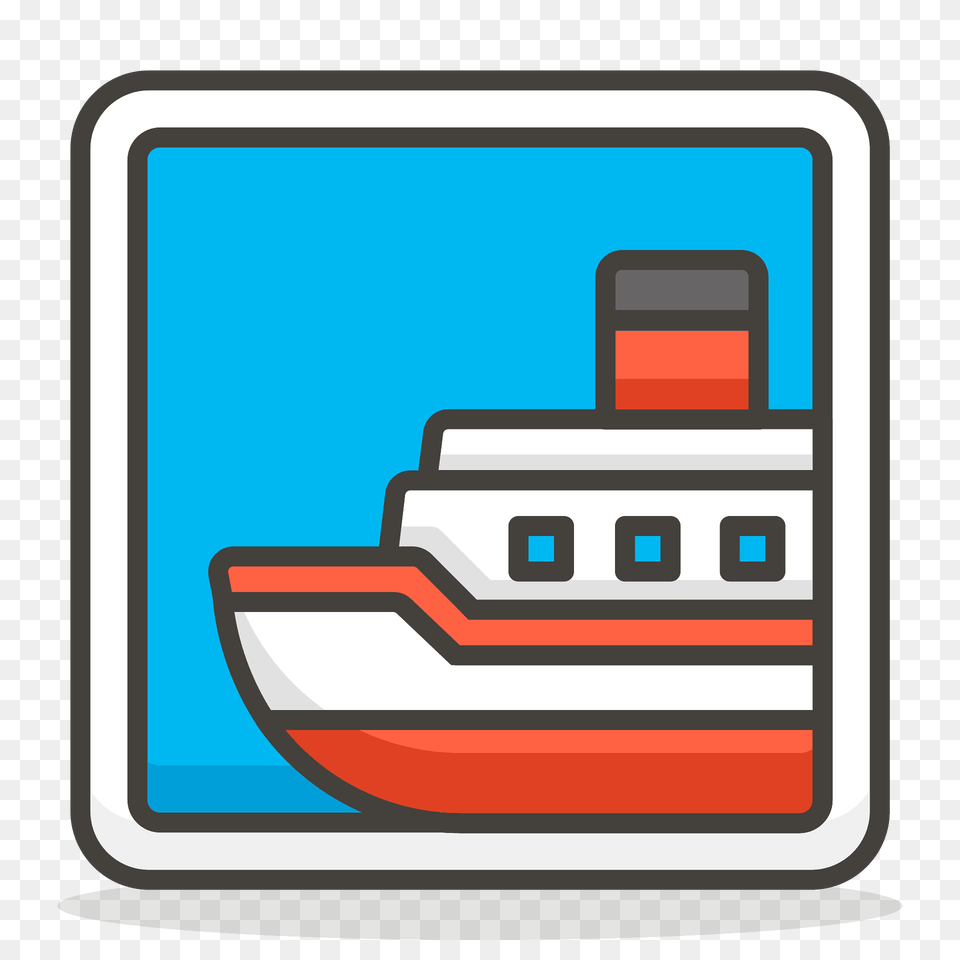 Ship Emoji Clipart, Transportation, Vehicle, Yacht, Watercraft Free Transparent Png