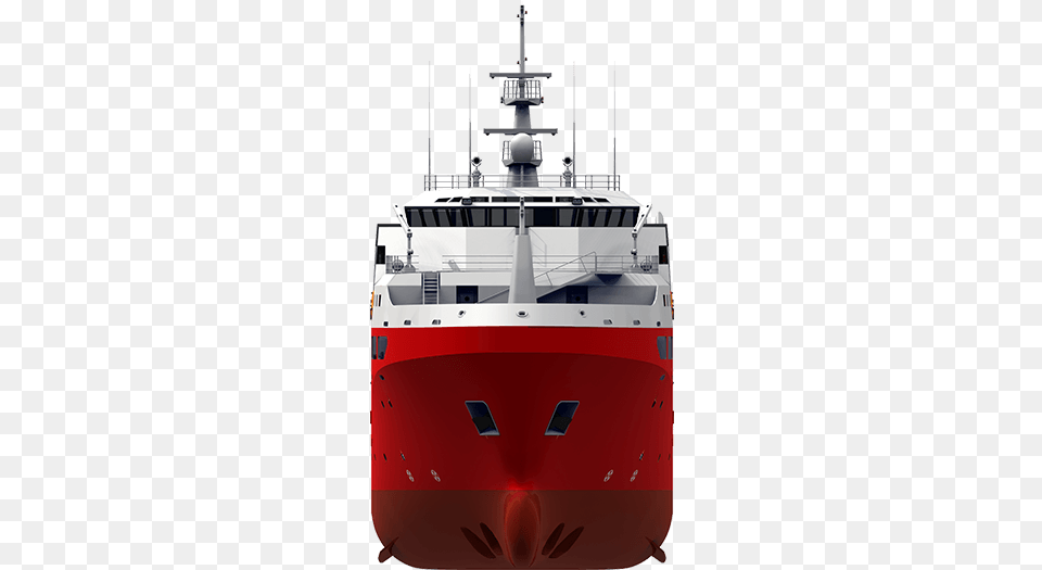 Ship Front View Anchor Handling Tug Supply Vessel, Transportation, Vehicle, Watercraft, Yacht Png