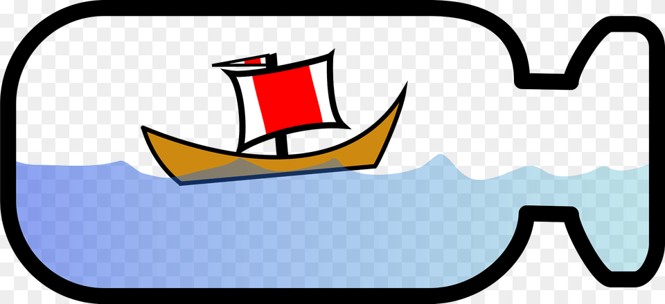 Ship In A Bottle Clipart, Boat, Transportation, Vehicle, Animal Free Transparent Png