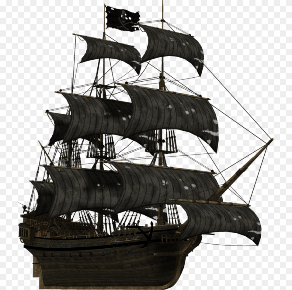 Ship Of Pirates Of The Caribbean, Boat, Sailboat, Transportation, Vehicle Free Transparent Png
