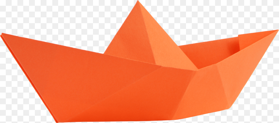 Ship Orange Background Papership Background, Art, Paper, Origami Png