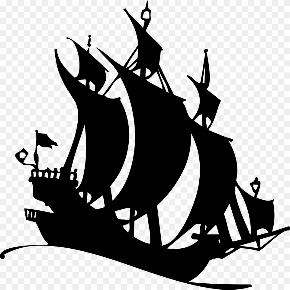 Ship Silhouette, Art, Bonfire, Fire, Flame Free Transparent Png