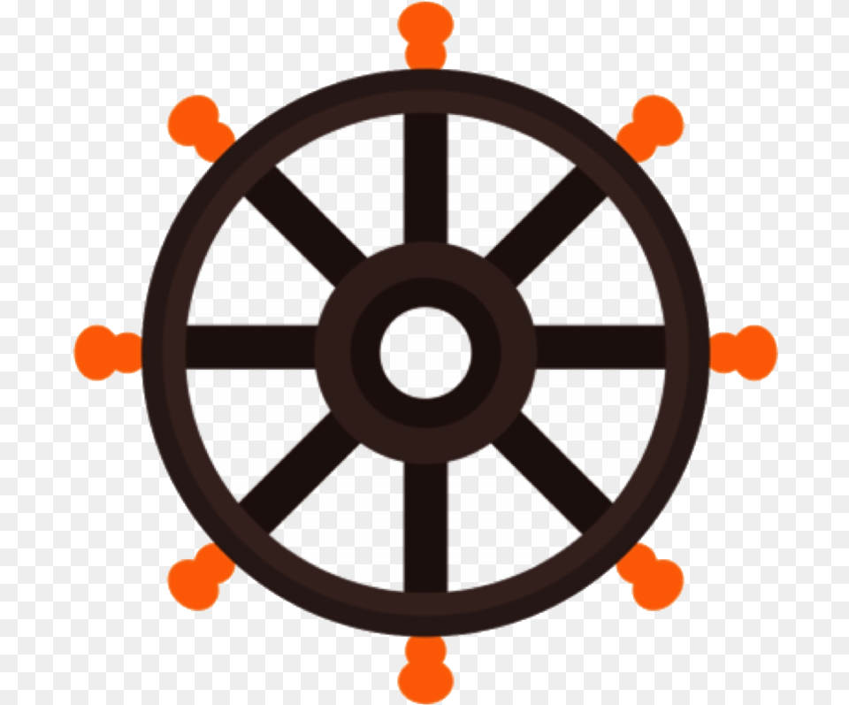 Ship Wheel As Soon Your Course Is Open It Can Be Clipart Dharmachakra, Machine, Chandelier, Lamp Png Image