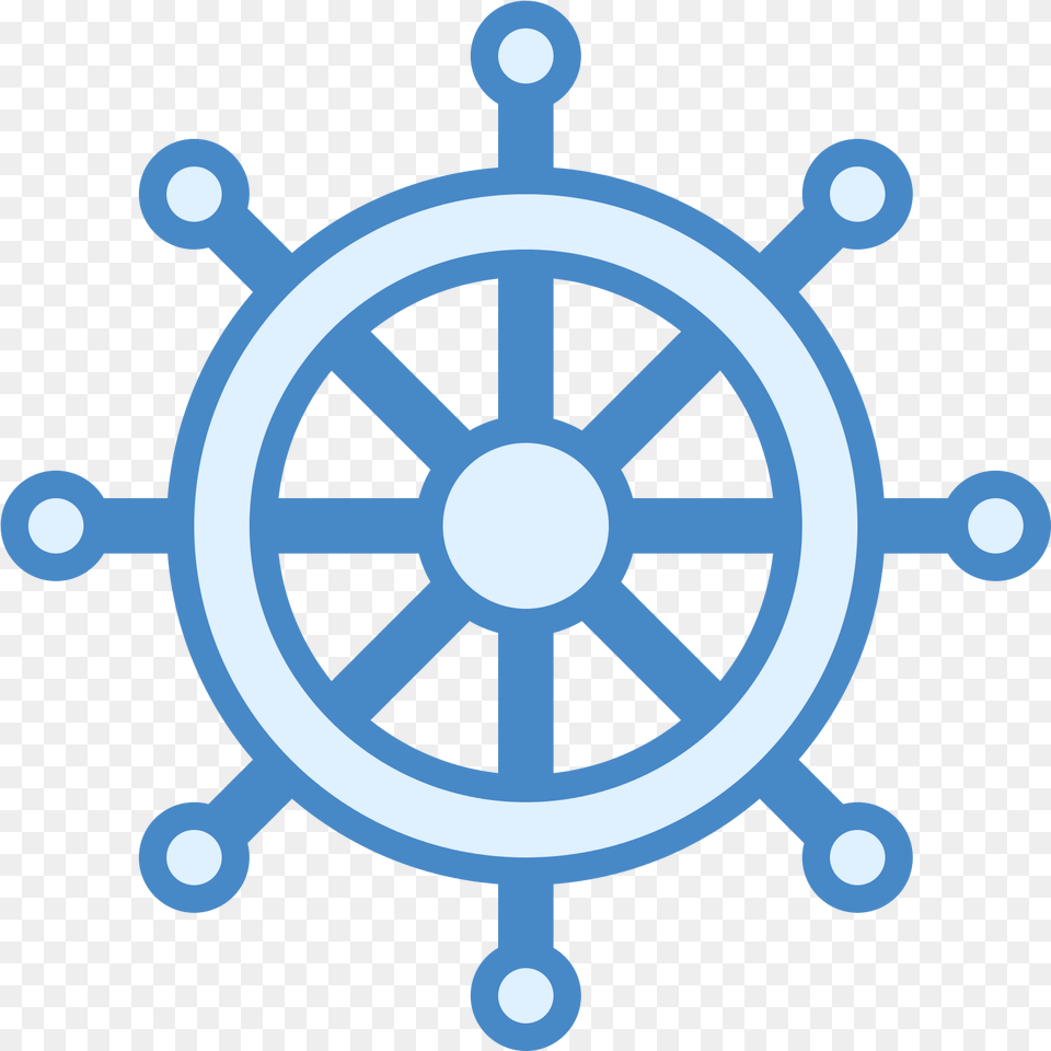 Ship Wheel Icon Clipart Steering Wheel Ship Illustration, Steering Wheel, Transportation, Vehicle, Cross Free Png