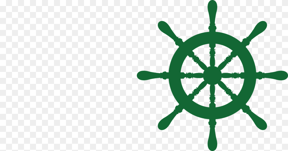 Ship Wheel Laker School Green Med Right, Animal, Invertebrate, Spider, Transportation Png