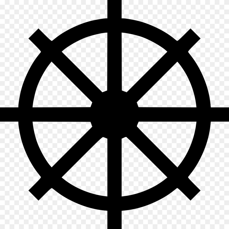 Ship Wheel Navigate Icon Free Download, Cross, Symbol Png